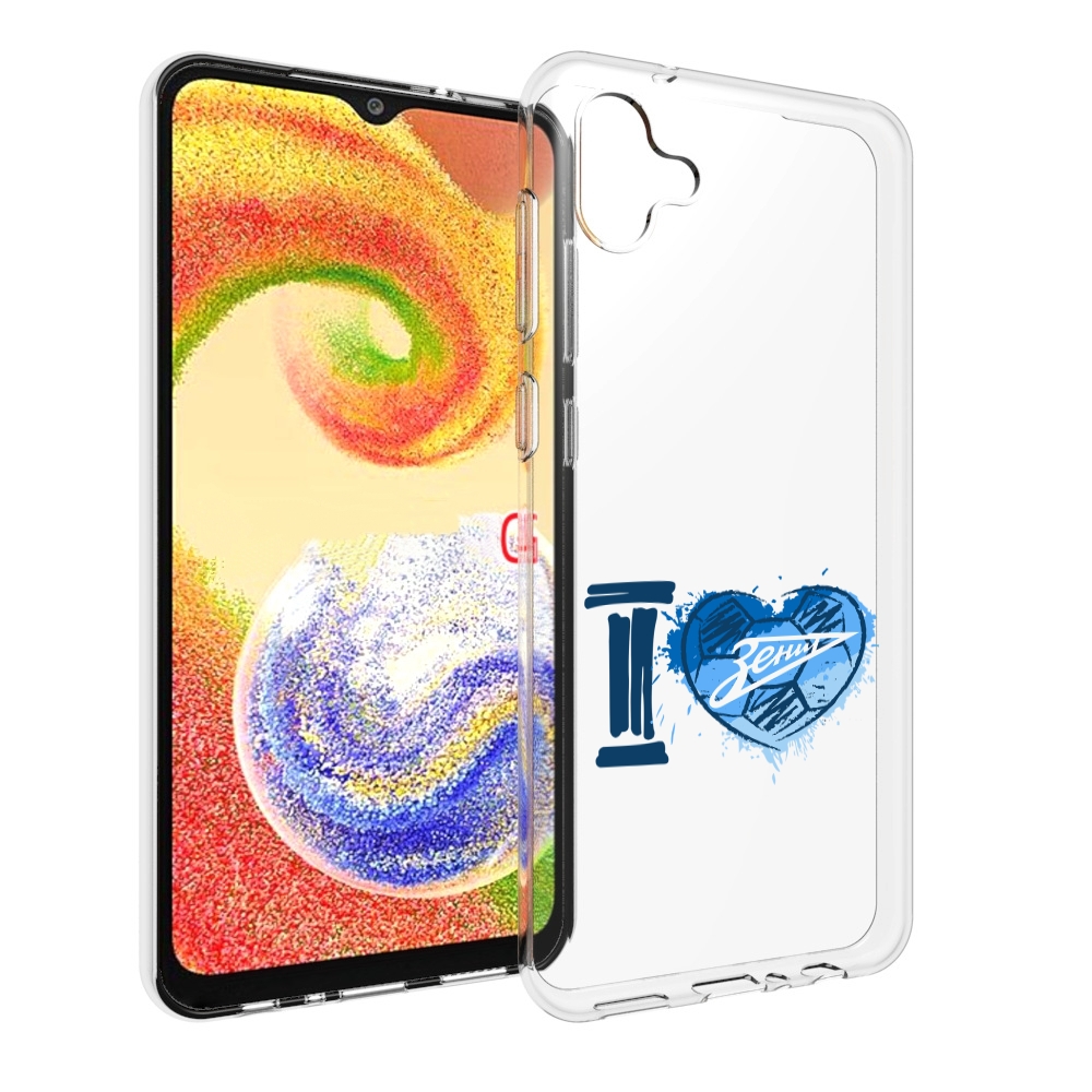 

Чехол MyPads ФК я люблю зенит для Samsung Galaxy A04, Прозрачный, Tocco