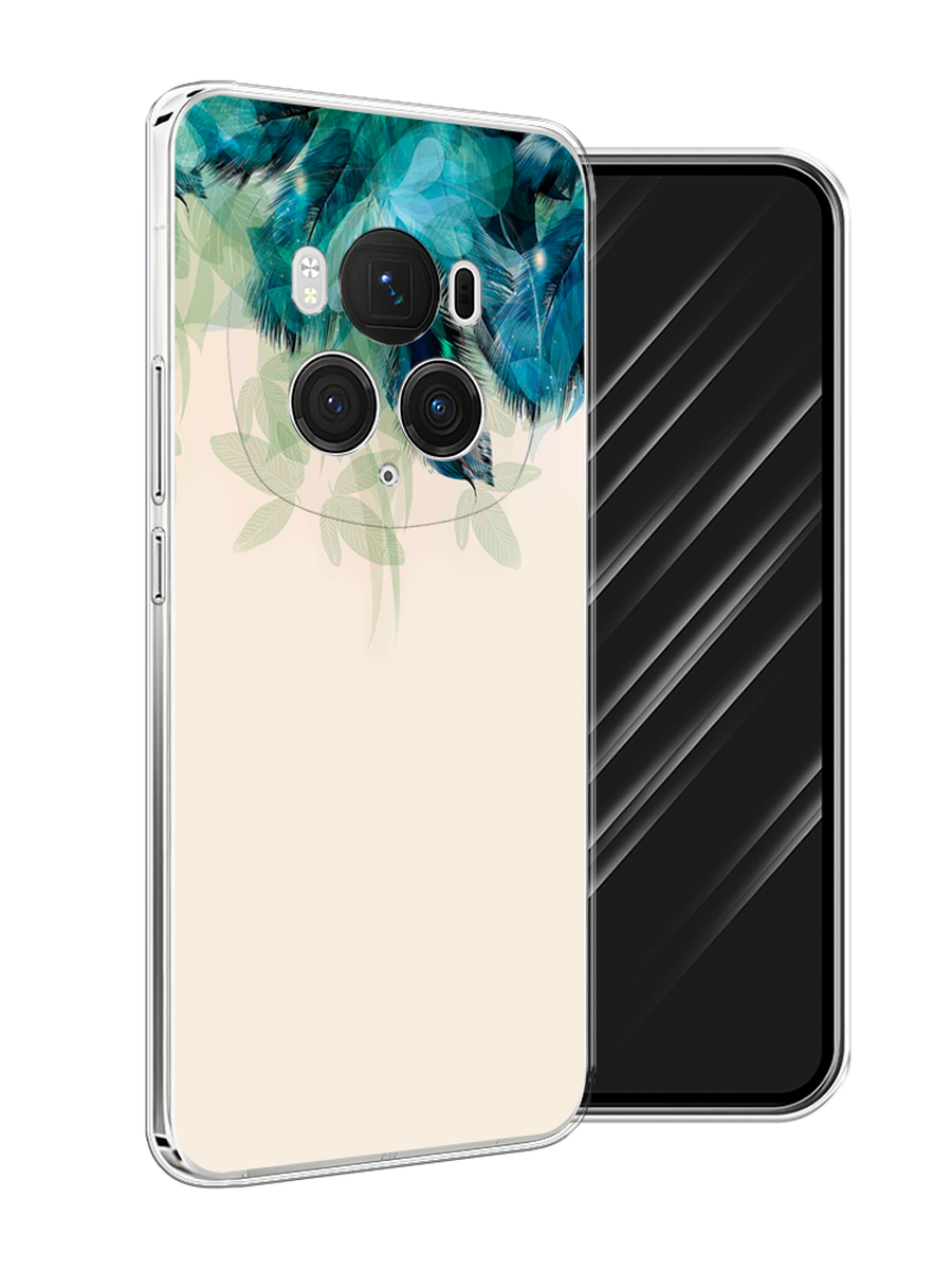 

Чехол Awog на Honor Magic 6 Pro "Перья голубого цвета", Бежевый;синий;бирюзовый, 6123750-1