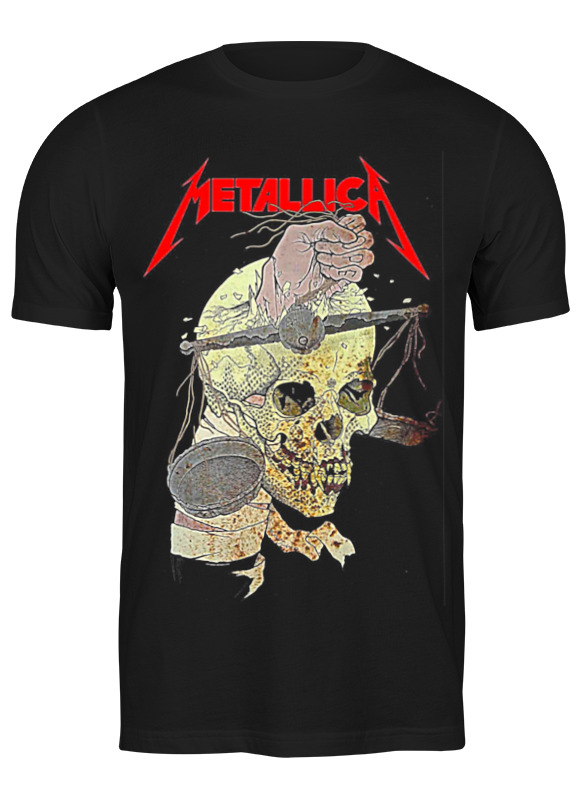 

Футболка мужская Printio Metallica черная M, Черный, Metallica