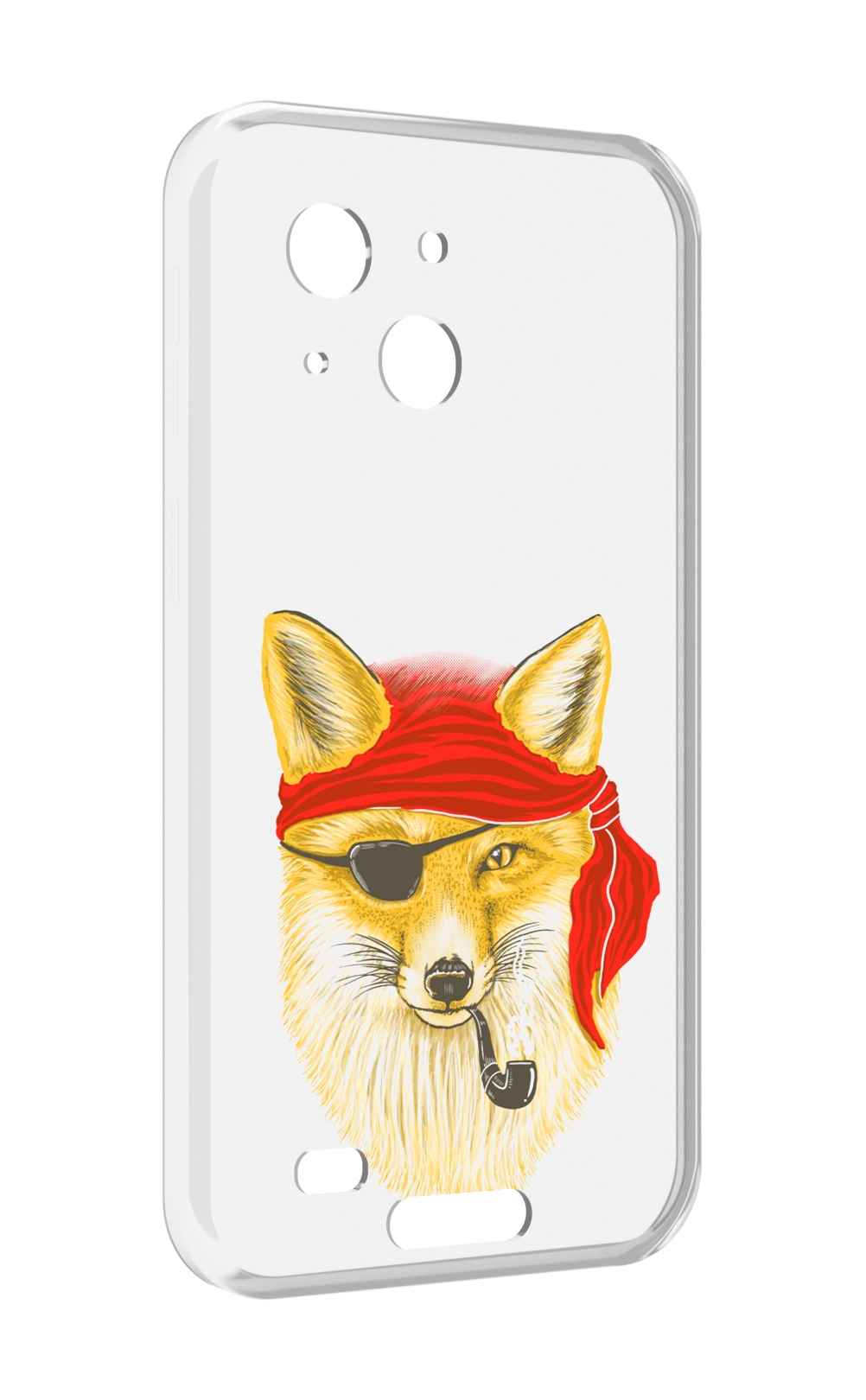

Чехол MyPads лиса-пират для Oukitel WP20 / WP20 Pro, Прозрачный, Tocco