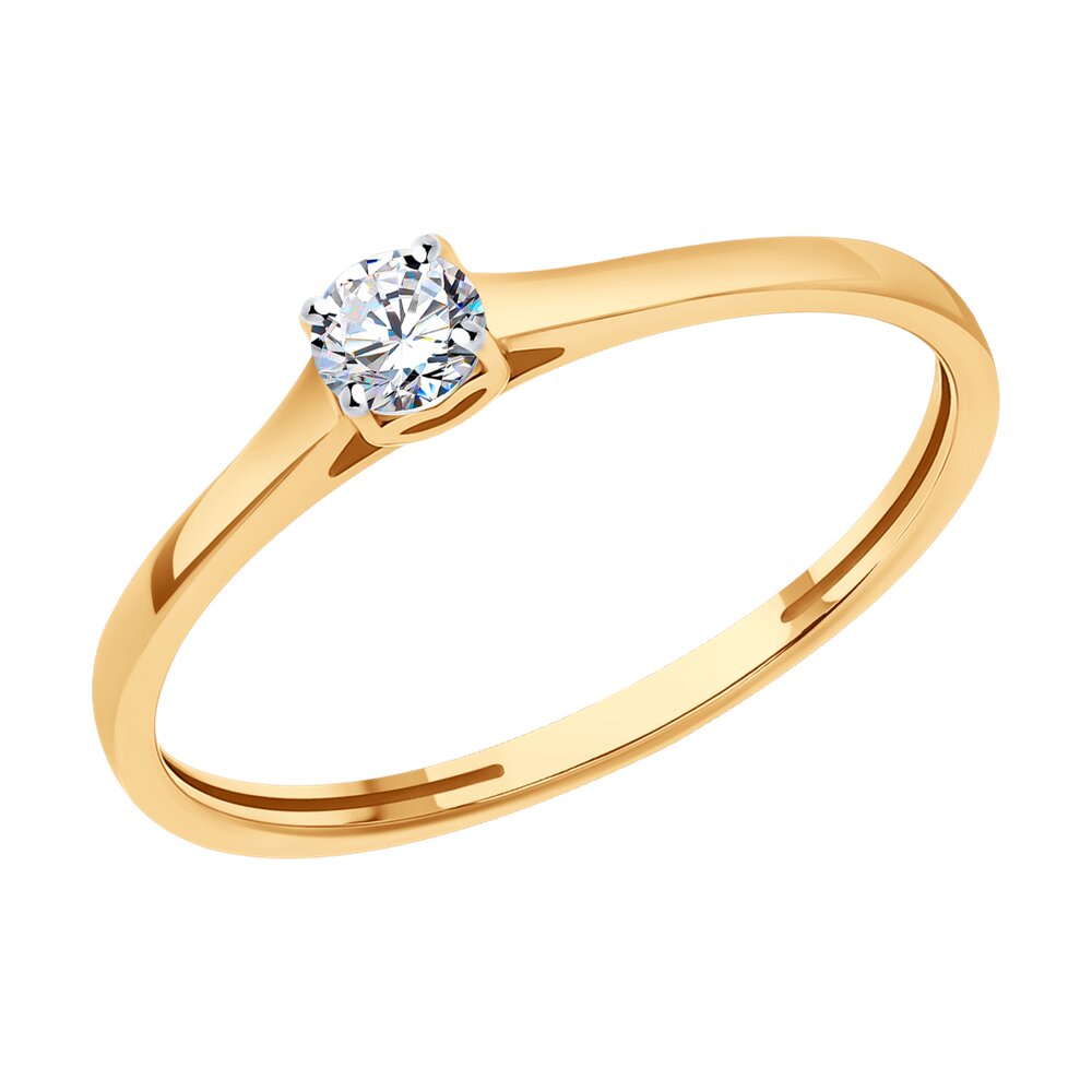 

Кольцо из золота р. , SOKOLOV Diamonds 1012443, бриллиант, 1012443