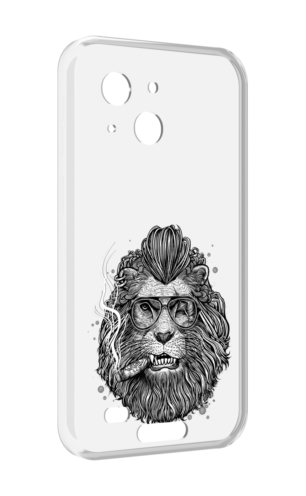 

Чехол MyPads курящий лев для Oukitel WP20 / WP20 Pro, Прозрачный, Tocco