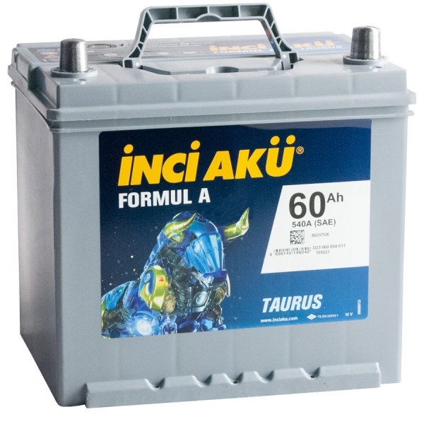 фото Аккумулятор inci aku formul a 60r 540a 242x175x190