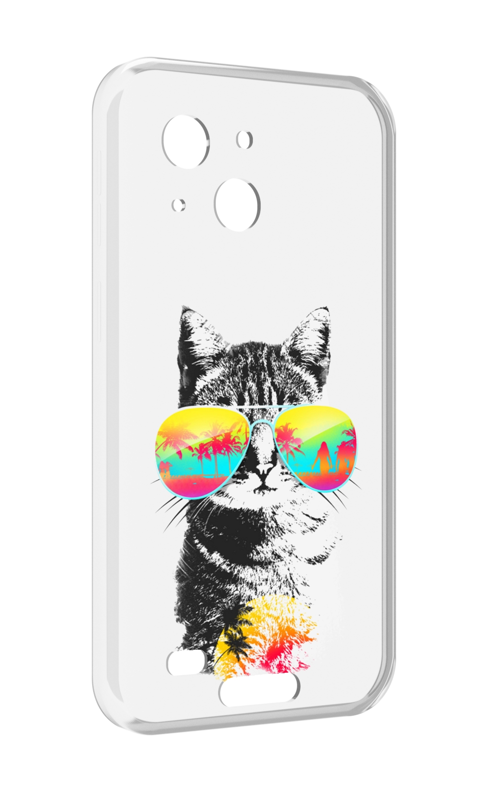 

Чехол MyPads крутой кот для Oukitel WP20 / WP20 Pro, Прозрачный, Tocco