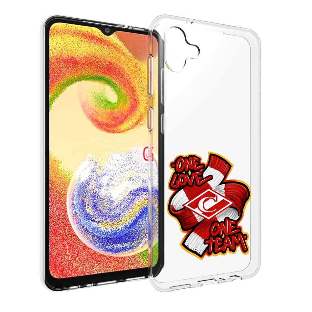 

Чехол MyPads ФК спарак 1 любовь для Samsung Galaxy A04, Прозрачный, Tocco