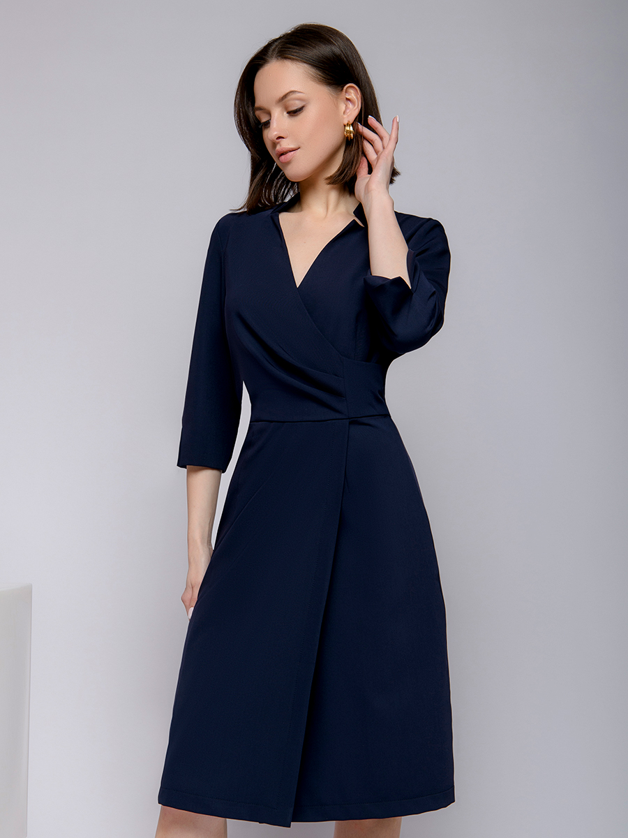 

Платье женское 1001dress 0142101-02596 синее 50 RU, 0142101-02596