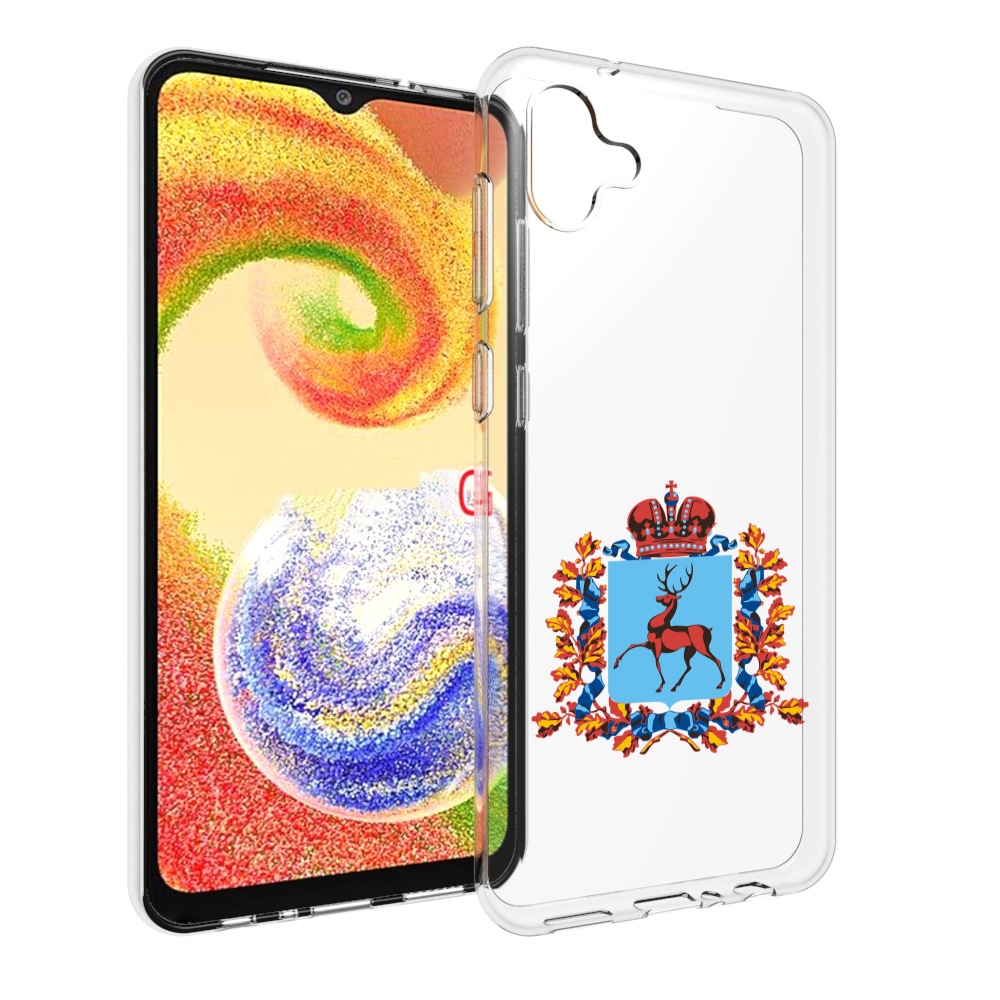 

Чехол MyPads герб-нижегородская-область для Samsung Galaxy A04, Прозрачный, Tocco