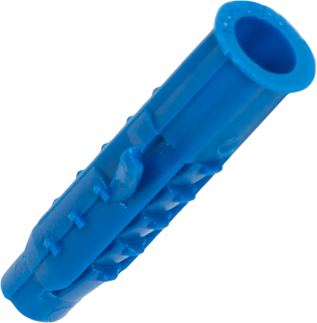 Дюбель распорный для полнотелых материалов Tech-Krep 6x30 мм полипропилен цвет синий 500 дюбель распорный чапай tech krep шип ус синий 5х25 мм 50 шт