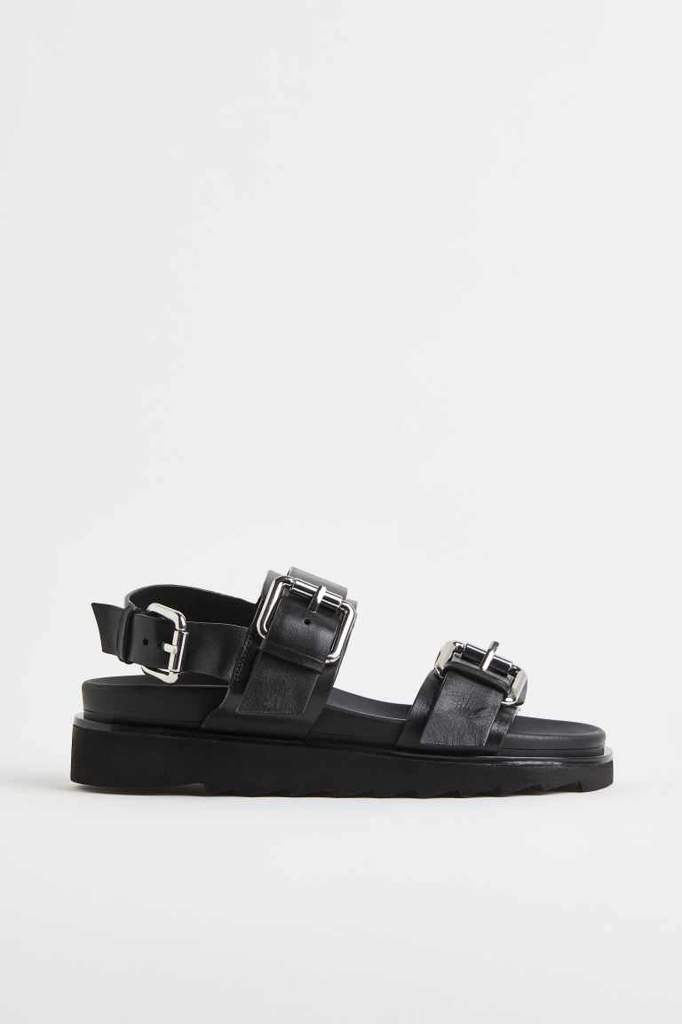 

Сандалии женские H&M 1057505 черные 40 EU (доставка из-за рубежа), 1057505