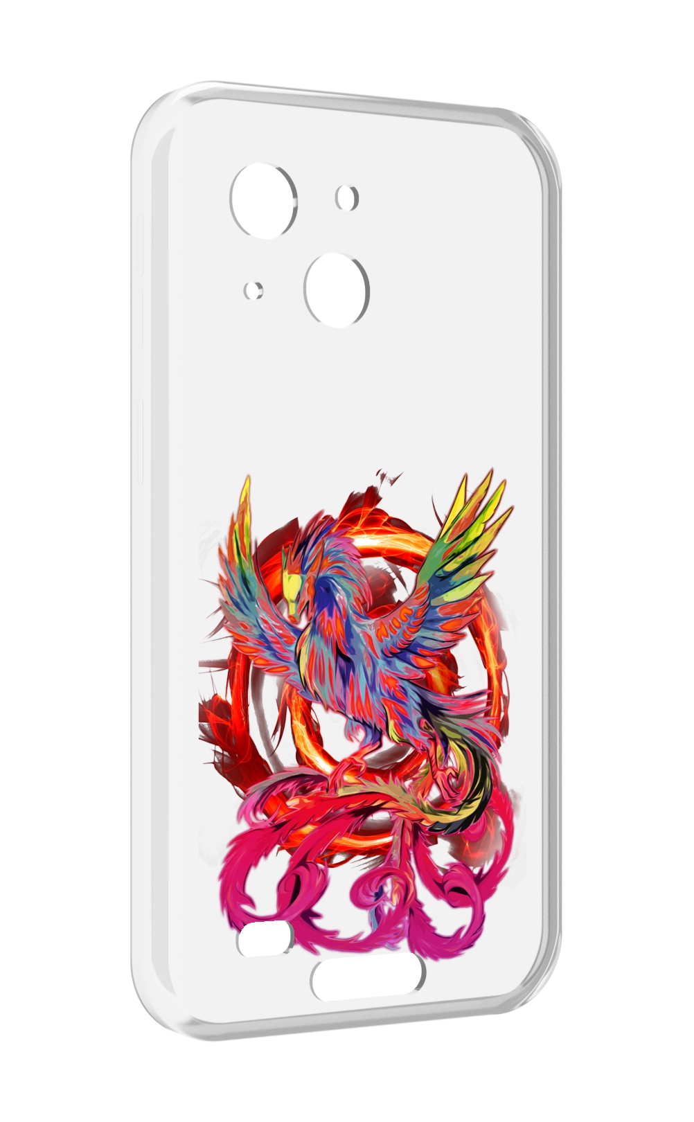 

Чехол MyPads красочный феникс для Oukitel WP20 / WP20 Pro, Прозрачный, Tocco