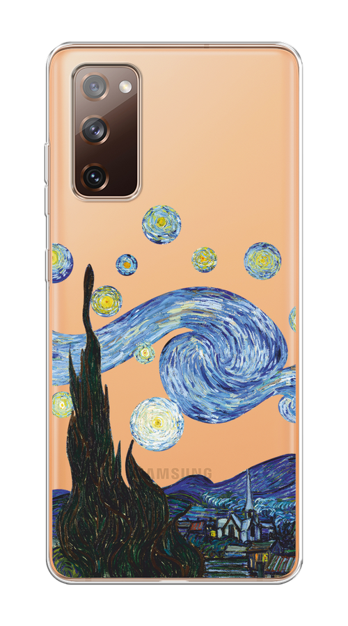 

Чехол на Samsung Galaxy S20 FE "Ночь Ван Гога", Голубой;синий;черный, 2101350-1