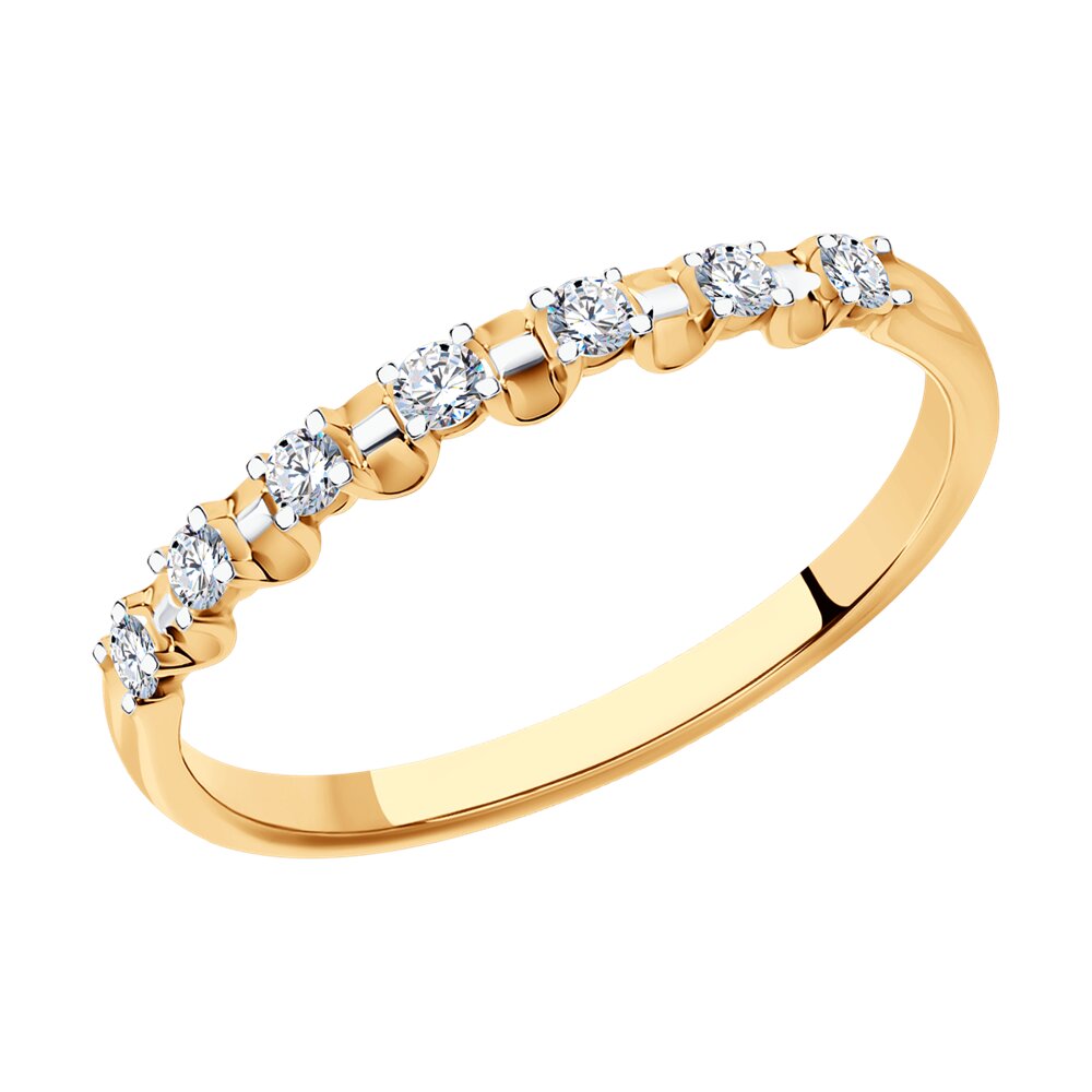 

Кольцо из красного золота с бриллиантом р.  SOKOLOV Diamonds 1012409, 1012409