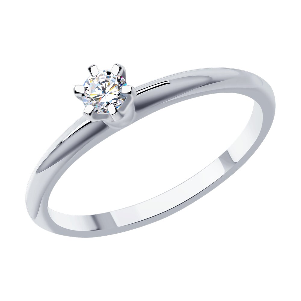

Кольцо из золота р.  SOKOLOV Diamonds 1012408-3-66, бриллиант, 1012408-3-66