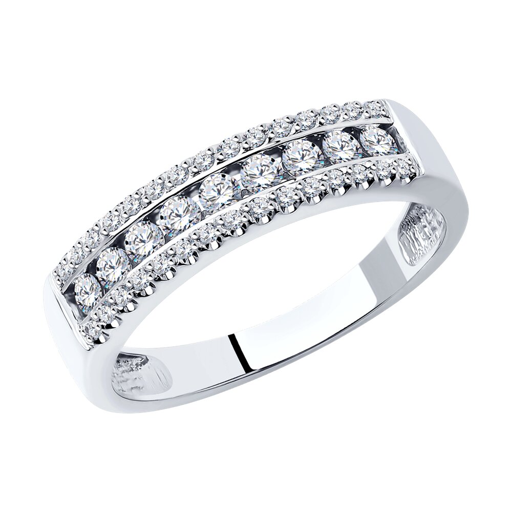 

Кольцо из белого золота с бриллиантом р. , SOKOLOV Diamonds 1012385-3, 1012385-3