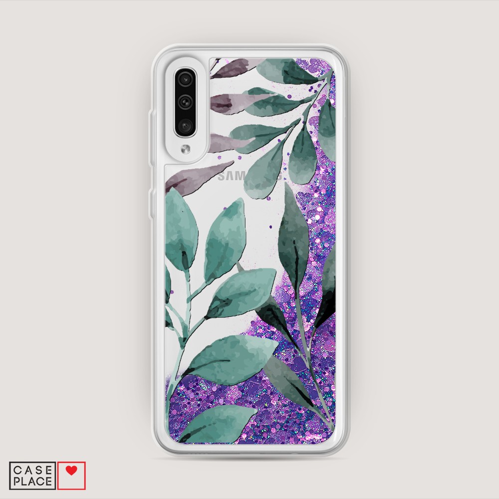

Чехол Awog на Samsung Galaxy A30s "Листы цветов", Разноцветный, 28892-1