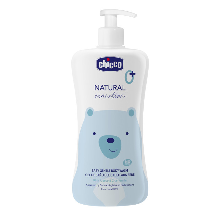 Нежное средство для купания Chicco Natural Sensation, без слез, 500 мл