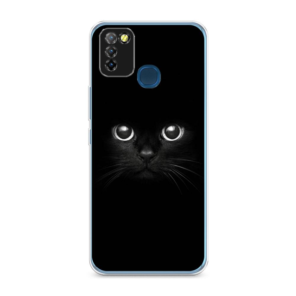 

Чехол Awog на Infinix HOT 10 Lite "Взгляд черной кошки", Разноцветный, 3100350-1