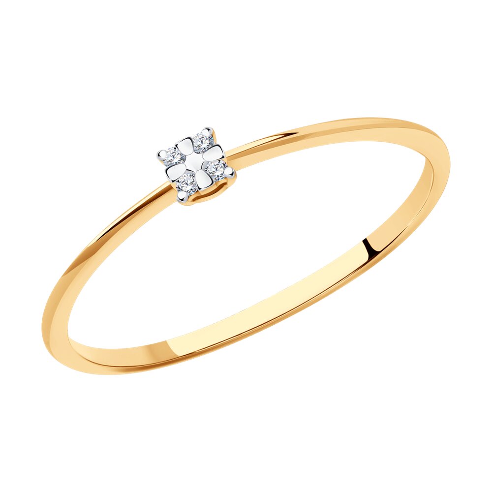 

Кольцо из золота р.  SOKOLOV Diamonds 1012350, бриллиант, 1012350