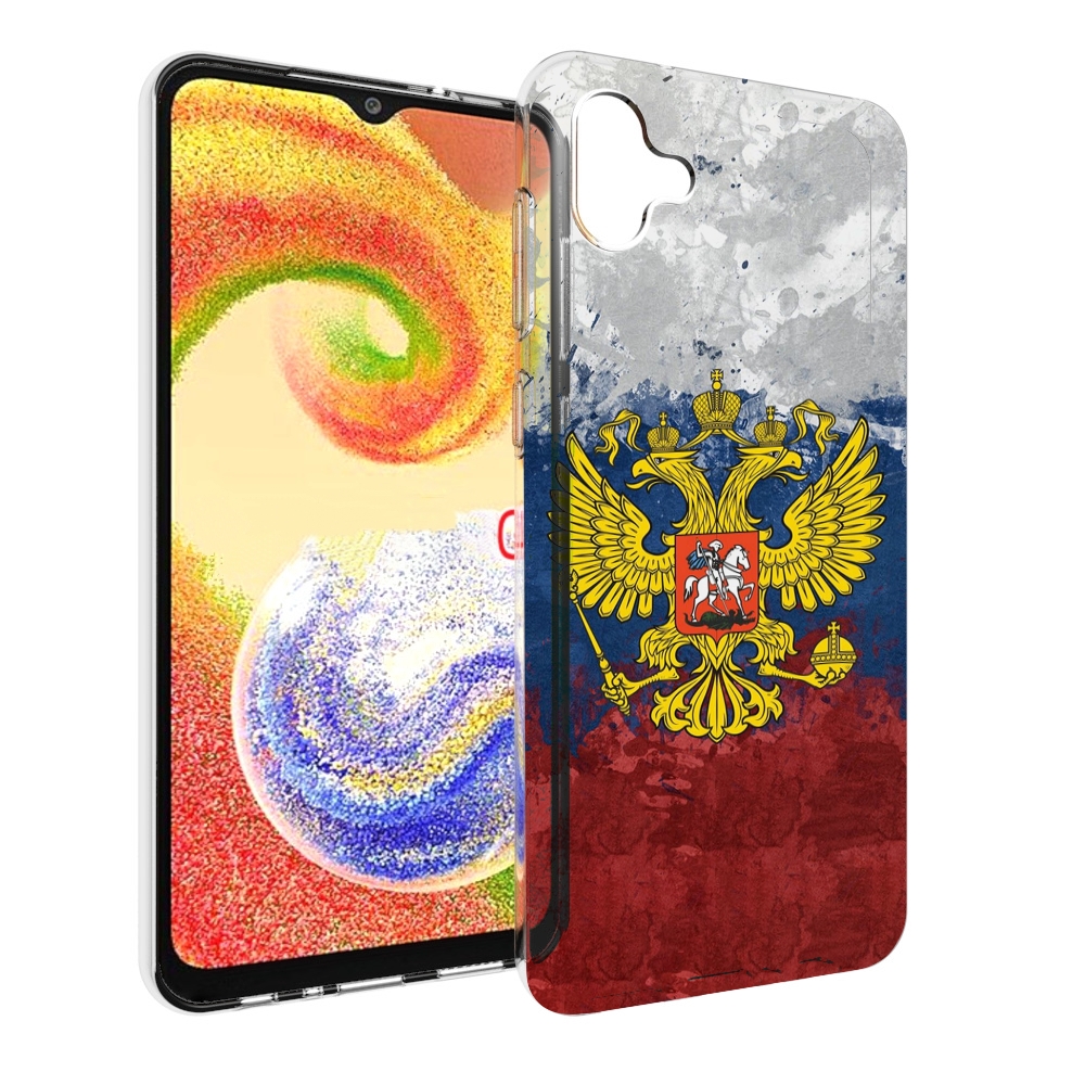 Чехол MyPads герб-России для Samsung Galaxy A04