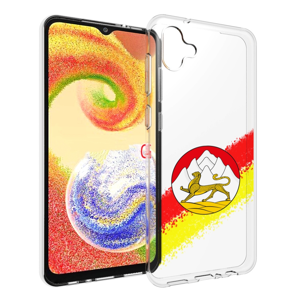 

Чехол MyPads герб флаг южная осетия для Samsung Galaxy A04, Прозрачный, Tocco
