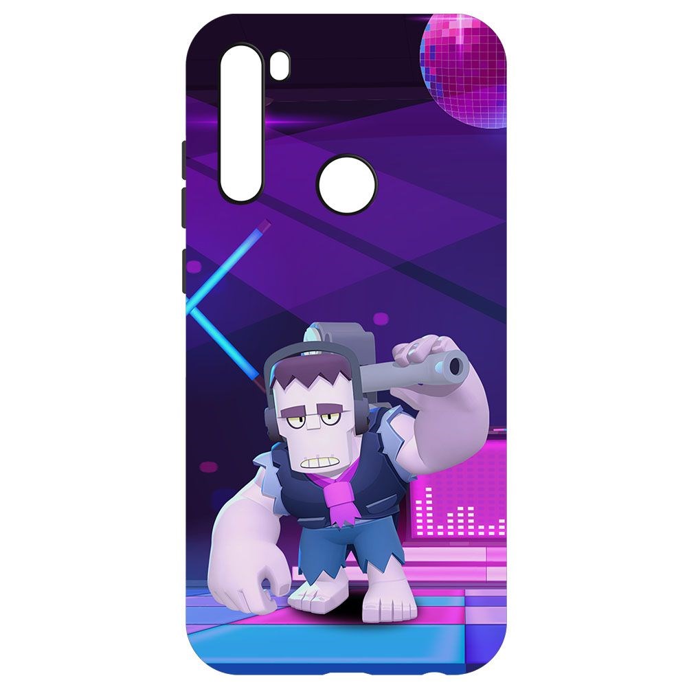 

Чехол-накладка Krutoff Софт Кейс Brawl Stars - Фрэнк для Xiaomi Redmi Note 8T черный