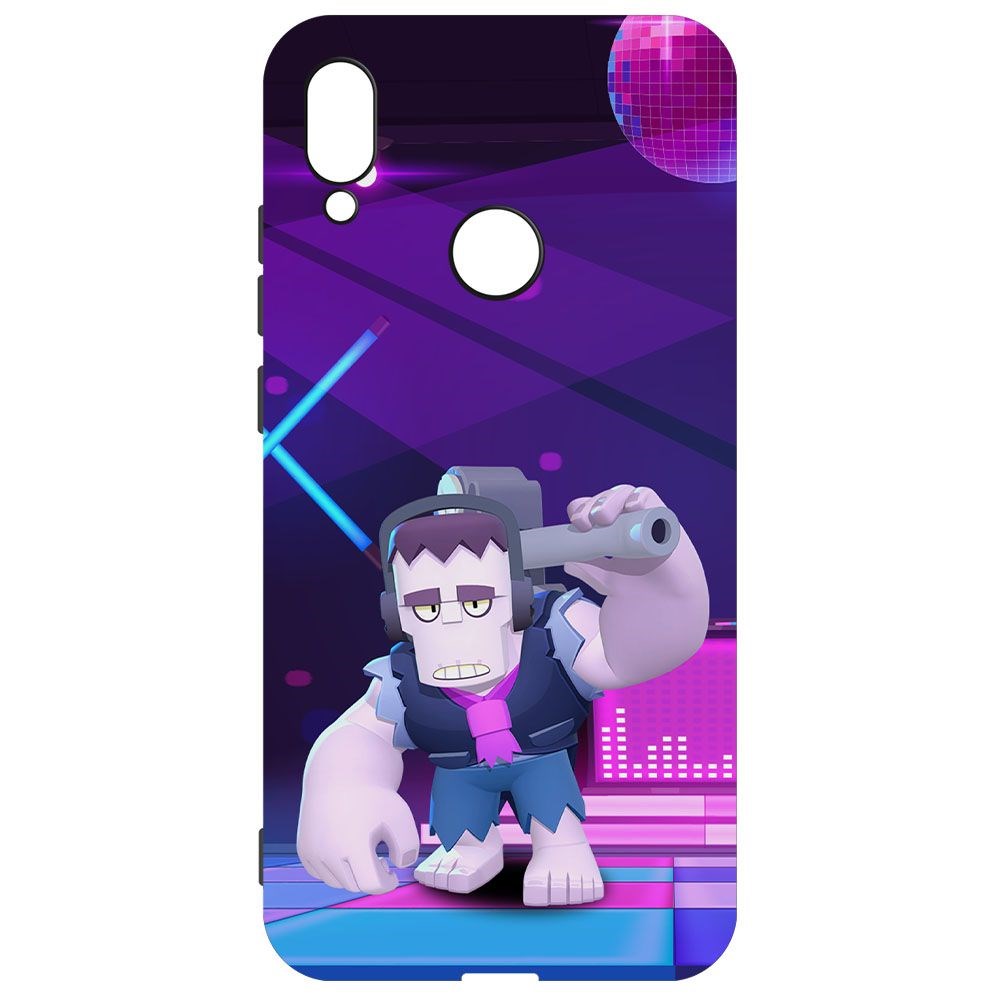 

Чехол-накладка Krutoff Софт Кейс Brawl Stars - Фрэнк для Xiaomi Redmi Note 7 черный