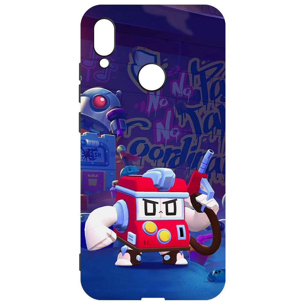 

Чехол-накладка Krutoff Софт Кейс Brawl Stars - V8-БИТ для Xiaomi Redmi Note 7 черный