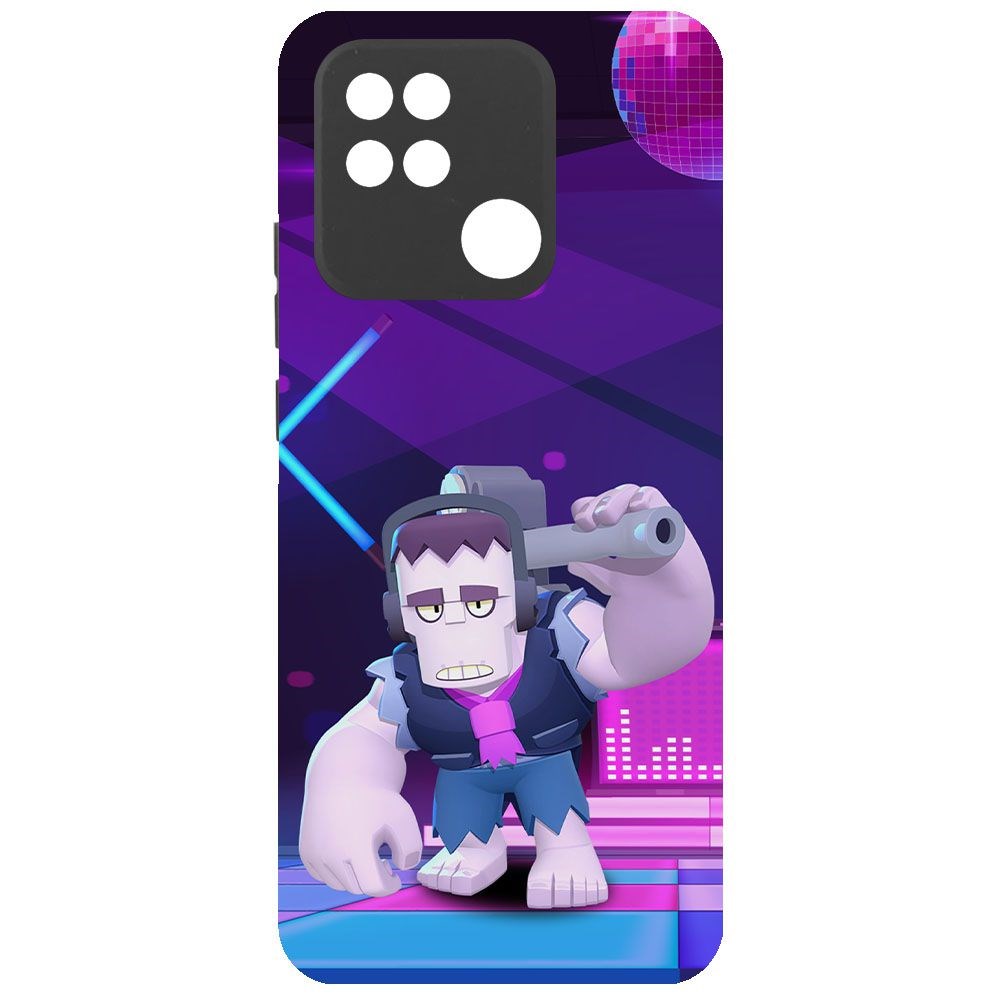 

Чехол-накладка Krutoff Софт Кейс Brawl Stars - Фрэнк для Xiaomi Redmi 10A черный