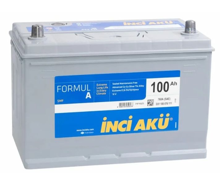 фото Аккумулятор inci aku formul a 100r 760a 306x175x224