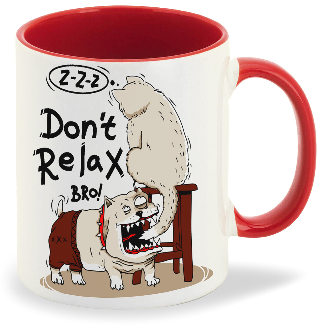 

Кружка CoolPodarok Прикол Собака dont relax, Прикол Собака dont relax
