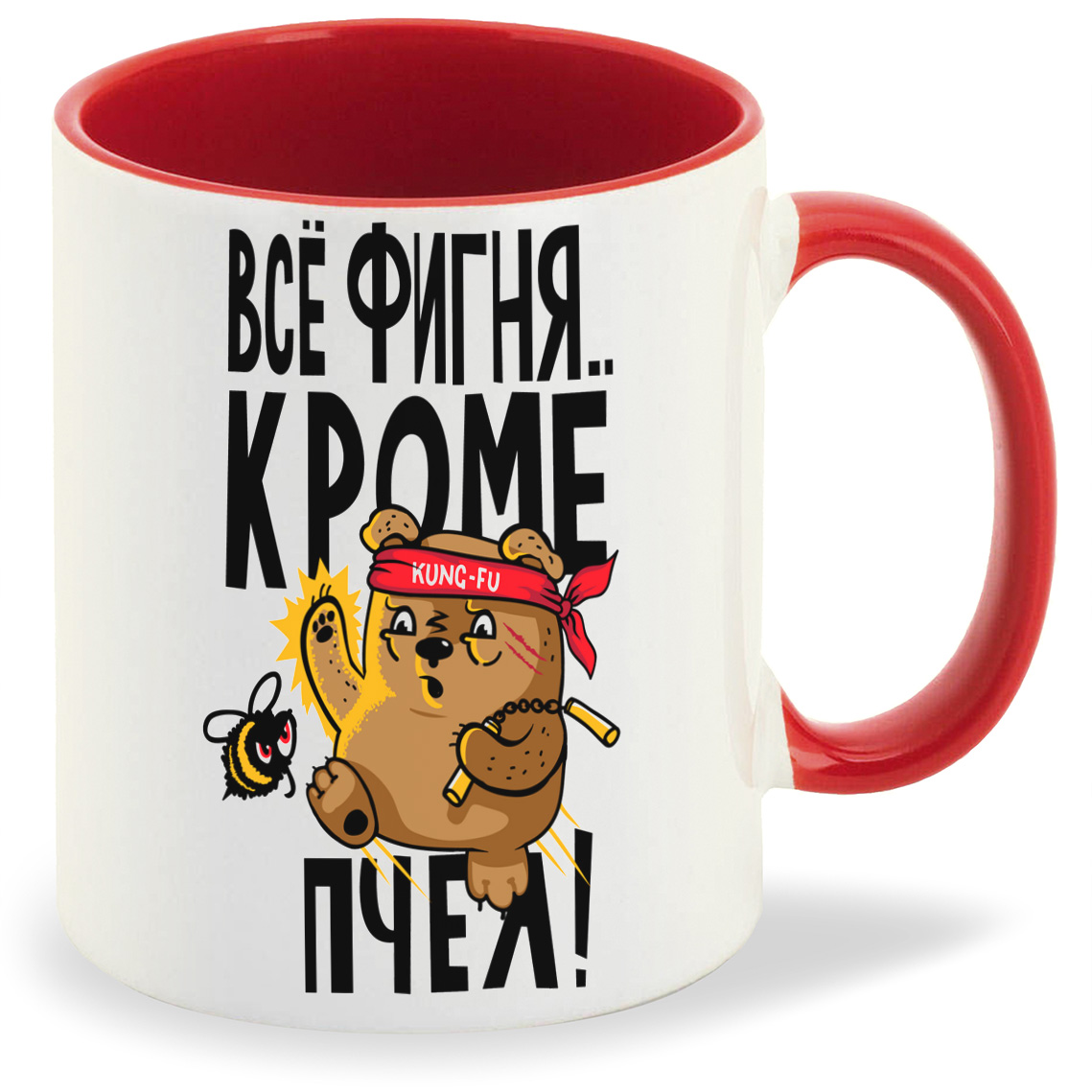 

Кружка CoolPodarok Прикол Все фигня кроме пчел, Прикол Все фигня кроме пчел