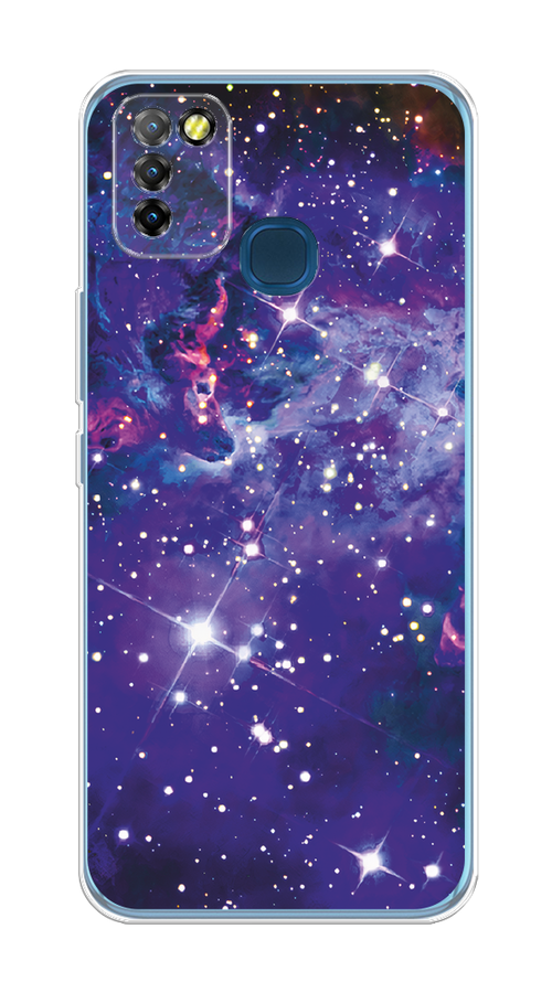 

Чехол Awog на Infinix HOT 10 Lite "Яркая галактика", Разноцветный, 3100350-4