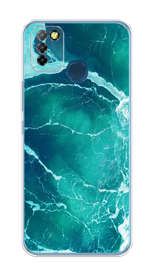 

Чехол Awog на Infinix HOT 10 Lite "Изумрудный океан", Разноцветный, 3100350-4
