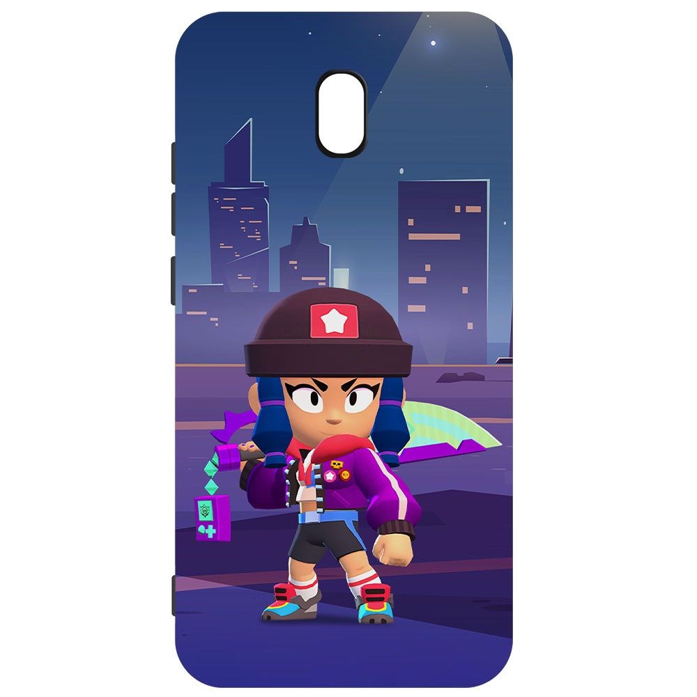 

Чехол-накладка Krutoff Софт Кейс Brawl Stars - Героиня Биби для Xiaomi Redmi 8A черный