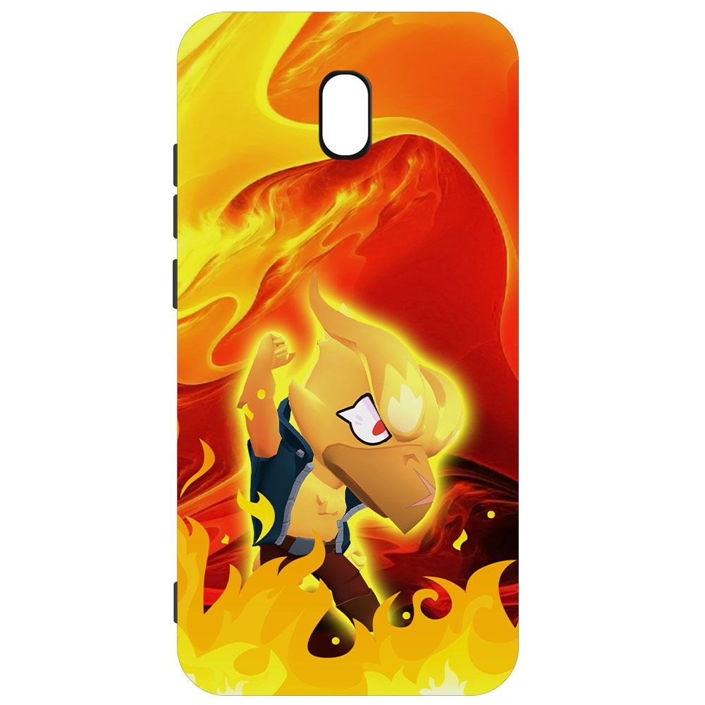 

Чехол-накладка Krutoff Софт Кейс Brawl Stars - Ворон-Феникс для Xiaomi Redmi 8A черный
