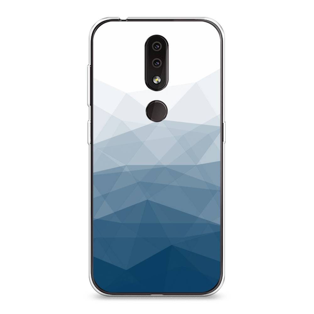 

Чехол Awog на Nokia 4.2 / Нокиа 4.2 "Абстракция небо", Синий;голубой;белый, 122550-3