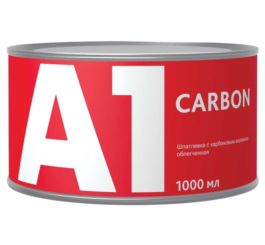 Шпатлевка Carbon С Углеволокном, Лёгкая, 1,0 Л