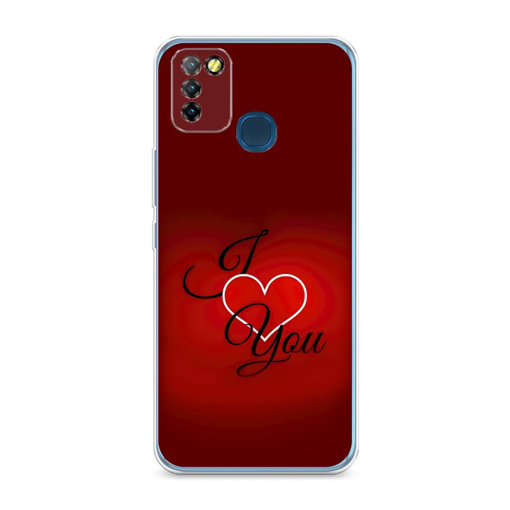 

Чехол Awog на Infinix HOT 10 Lite "I love you 3", Разноцветный, 3100350-6