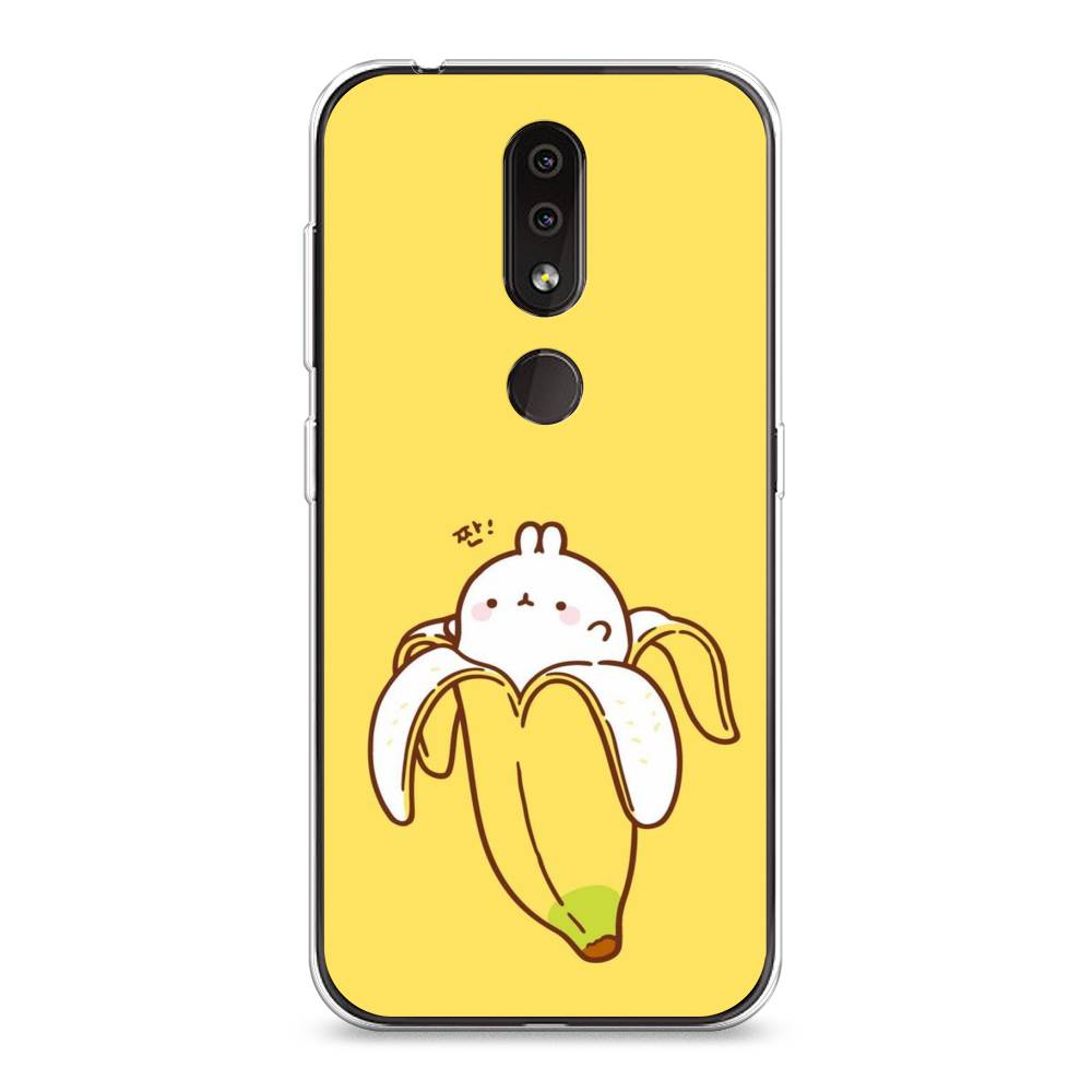 

Чехол Awog на Nokia 4.2 / Нокиа 4.2 "Зайчик-бананчик", Желтый;белый, 122550-2