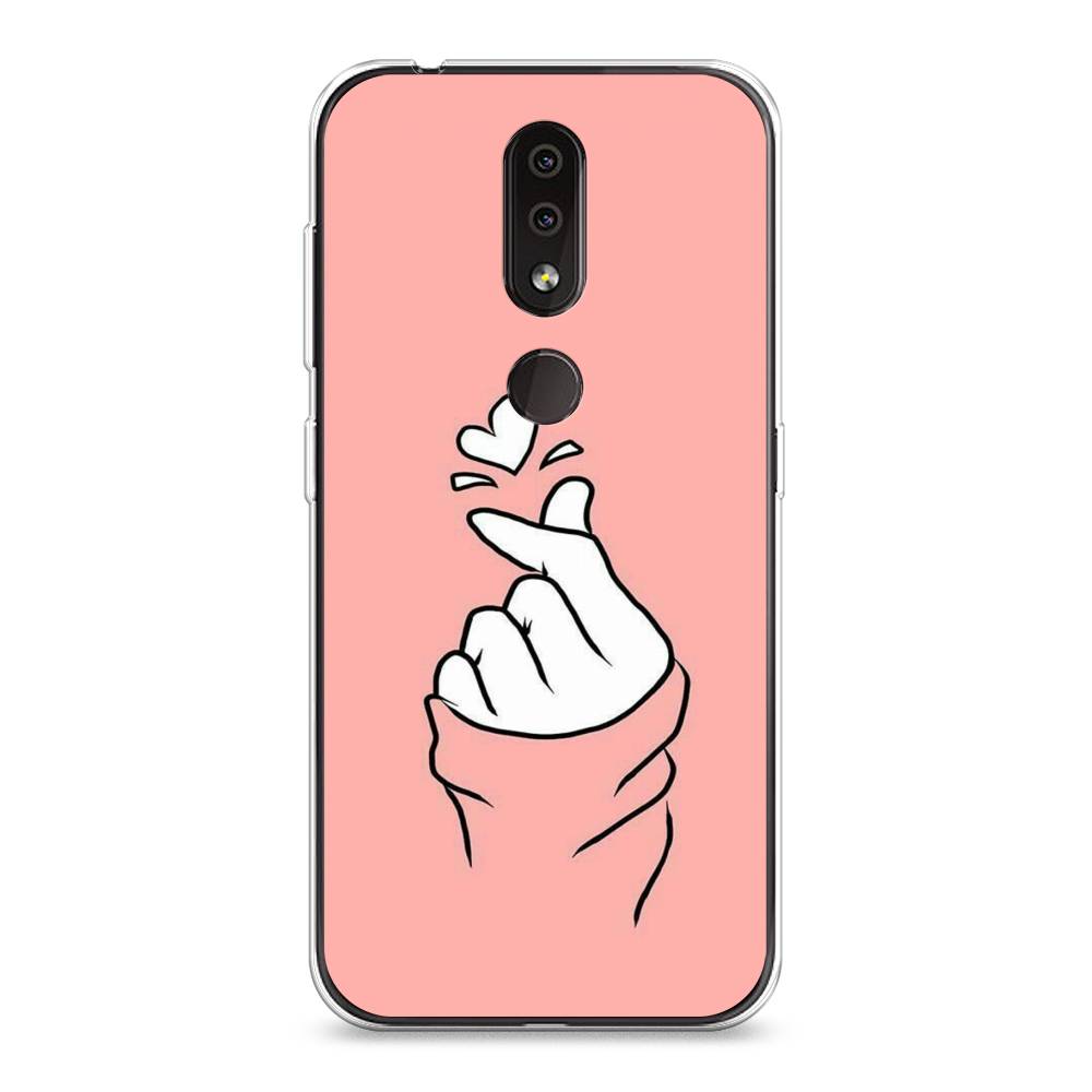

Чехол Awog на Nokia 4.2 / Нокиа 4.2 "Любовь-щелк", Оранжевый, 122550-7