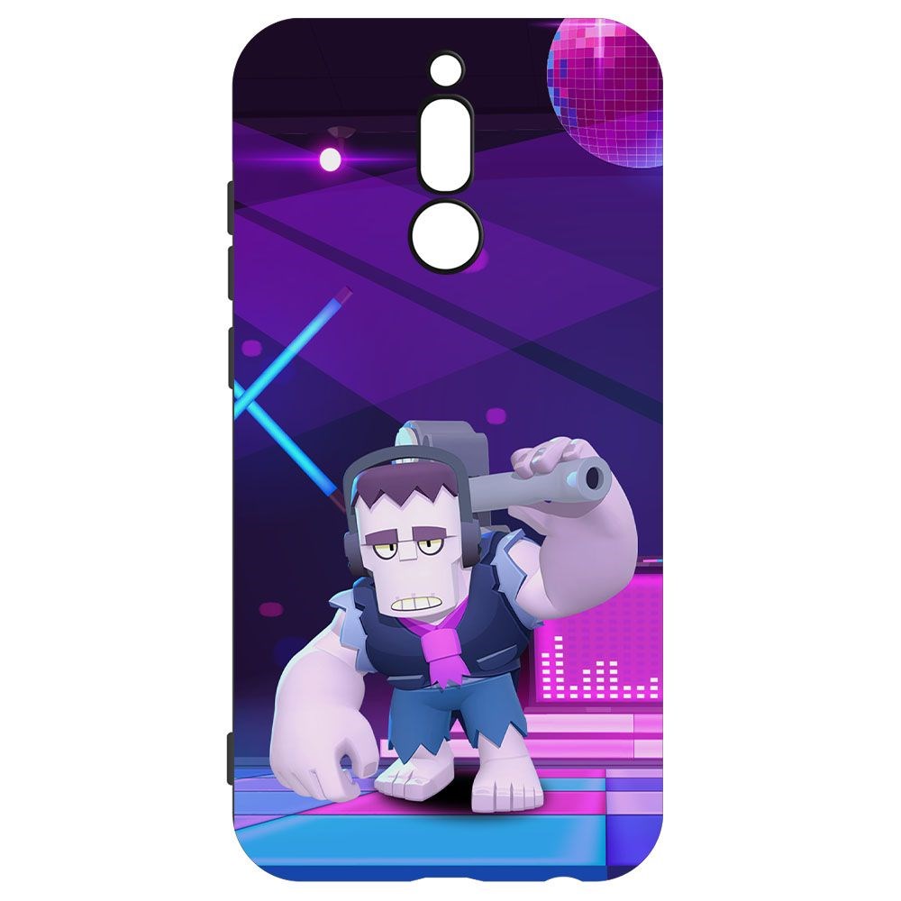 

Чехол-накладка Krutoff Софт Кейс Brawl Stars - Фрэнк для Xiaomi Redmi 8 черный