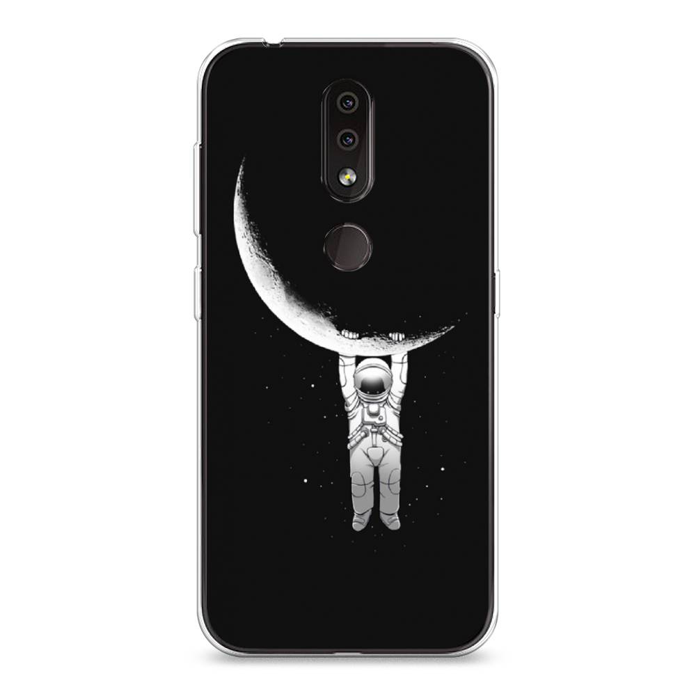 

Чехол Awog на Nokia 4.2 / Нокиа 4.2 "Космонавт", Белый;черный, 122550-4