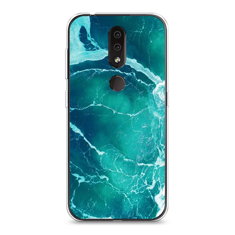 

Чехол Awog на Nokia 4.2 / Нокиа 4.2 "Изумрудный океан", Голубой;синий, 122550-4