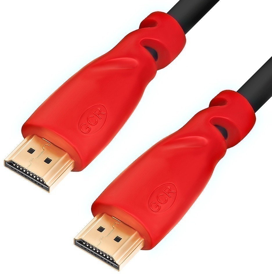 фото Кабель gcr gcr-hm3012-0.3m hdmi - hdmi 0.3m red