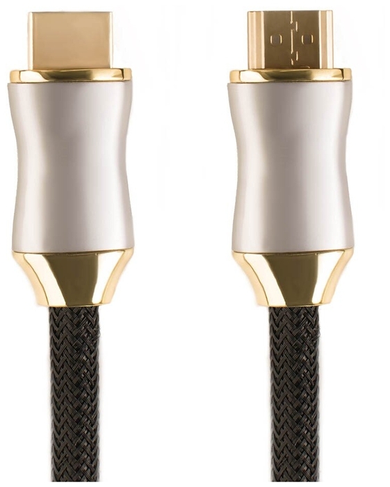фото Кабель gcr gcr-51283 delux hdmi - hdmi 10m black/gold