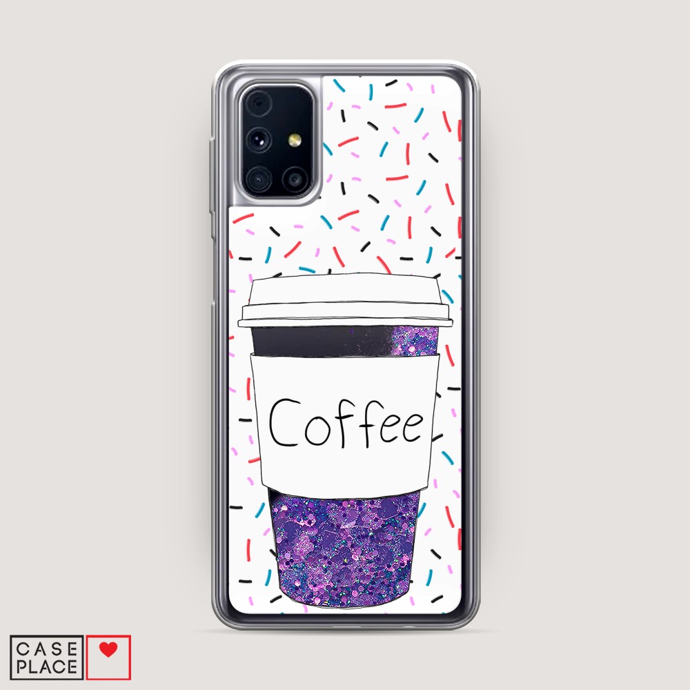

Чехол Awog на Samsung Galaxy M31s / Самсунг M31s "Coffee прозрачный стакан", Разноцветный, 2101492-1