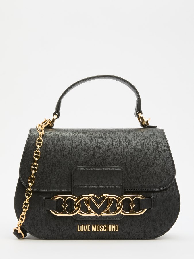 

Сумка женская LOVE MOSCHINO JC4038PP FW24, черный, JC4038PP FW24