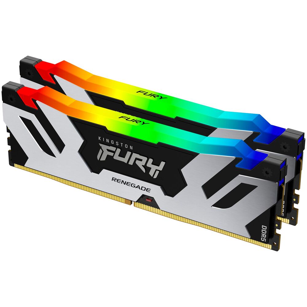 

Оперативная память Kingston Fury Renegade RGB (KF560C32RSAK2-96) DDR5 2x48Gb 6000MHz, Fury Renegade RGB