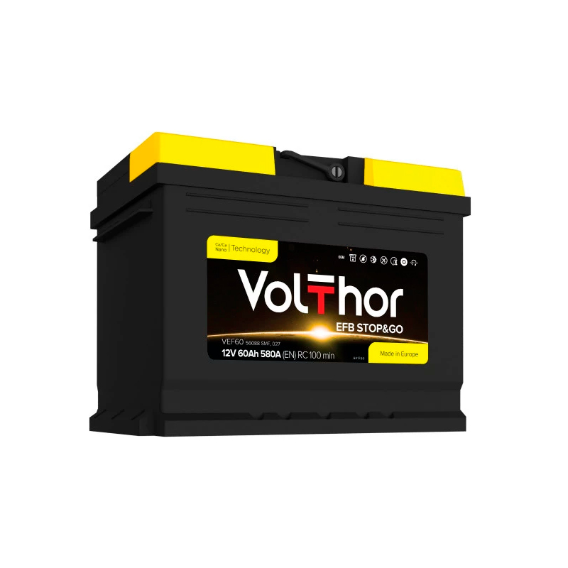 

Аккумулятор легковой Volthor Ultra 60 а/ч 600А Обратная полярность