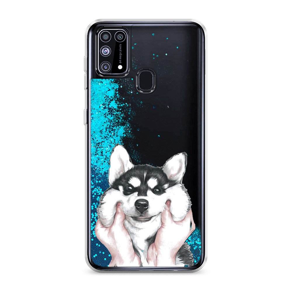 

Чехол Awog на Samsung Galaxy M31 / Самсунг M31 "Щечки хаски", 2100793-1